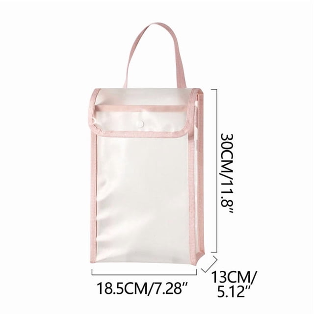 No-Install Waterproof Clear Tissue Holder Hanging Dispenser for Home RV PVC Tissue Pouch
