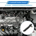 thumbnail image 2 of Sensor de posición del cigüeñal Unique Bargains para Audi Q7 3.0TDI 2013-2015 No.059906433E 1 Pc Negro Metal Plástico, 2 of 6