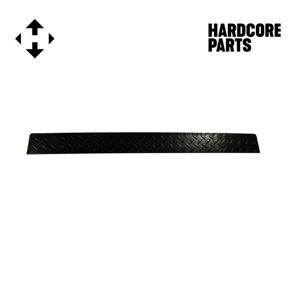 Hardcore Parts Black Aluminum Diamond Kick Plate for YAMAHA G29 (DRIVE) Golf Cart