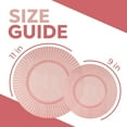 thumbnail image 3 of Exquisite Dinner Plates, Crystal Rose Quartz Design, 80-Piece Set, 11 & 9 Inch, 3 of 6
