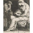 thumbnail image 2 of Alexander Runciman 20x24 Gold Ornate Framed and Double Matted Museum Art Print Titled - Agrippina Mourning the Death of Germanicus, 2 of 4