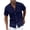 Navy, variant on Zshosam Untucked Dress Shirts for Men Men's Short Sleeve Casual Shirts Wrinkle Free Untucked Casual Button Down Shirt Size S,(Blue S)