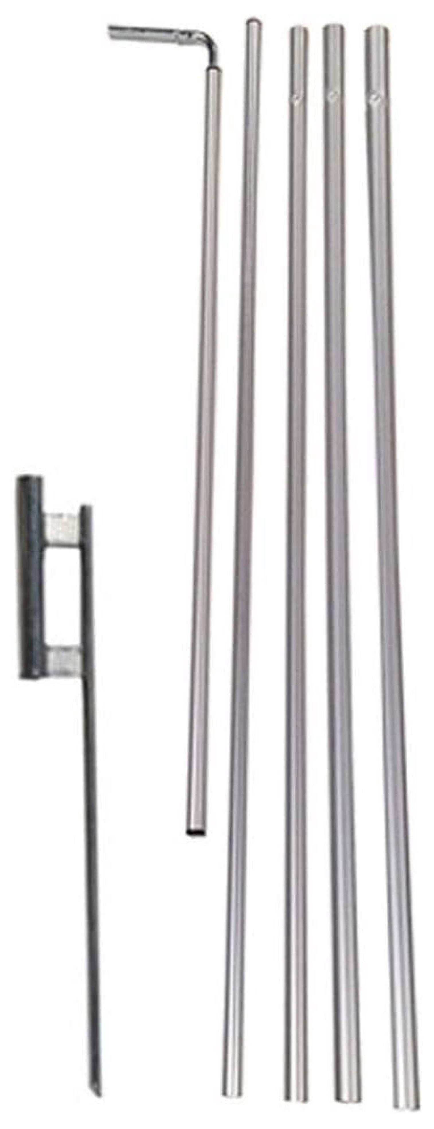 15 Foot Rectangle Pole Kit and Ground Spike, 3x12ft Rectangle Flags by Flag Nation