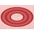 thumbnail image 1 of Ahgly Company Machine Washable Indoor Rectangle Transitional Pink Area Rugs, 7' x 9', 1 of 7