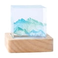 thumbnail image 1 of TQEHS Sbyzm Micro Landscape Mountains Cube Ornament, luz nocturna LED para regalo de niños, lámpara de resina epoxi con puerto USB, decoración de arte 3D para el hogar, sala de estar, dormitorio, escr, 1 of 5