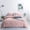Coral Gingham-Queen, variant on Blue Queen Size Washed Cotton Checkered Plaid 3-Piece Bedding Set