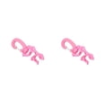 thumbnail image 1 of Soidarity Cabeza secundaria Grillete rápido Diseño único Acero inoxidable profesional Distintivo Larga vida útil Abrazadera para manguera Rosa Rosado 2piezas Soidarity CBP199771, 1 of 6