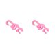 thumbnail image 4 of Eigraketly Cabeza secundaria Grillete rápido Diseño único Acero inoxidable profesional Distintivo Larga vida útil Abrazadera para manguera Rosa Rosado 2piezas Eigraketly CBP199771, 4 of 6