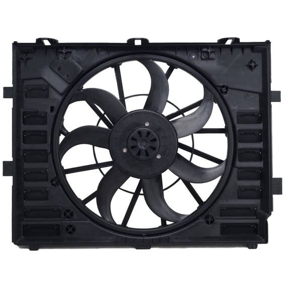 TOPAZ 7P0121203H Radiator Cooling Fan Assembly for Volkswagen Touareg 2011-2017