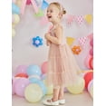 thumbnail image 5 of Arshiner Toddler Tutu Dress Girls Rainbow Tulle Dresses Ruffle Tiered Swing Twirly Summer Sundress, 5 of 6