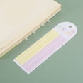 thumbnail image 4 of Transparent Sticky Note Strips, Slim Colored Book Tabs for Page Markers & Annotations, Write-on Clear Highlighter Tape Labels for Reading, AKLJWH, 4 of 6