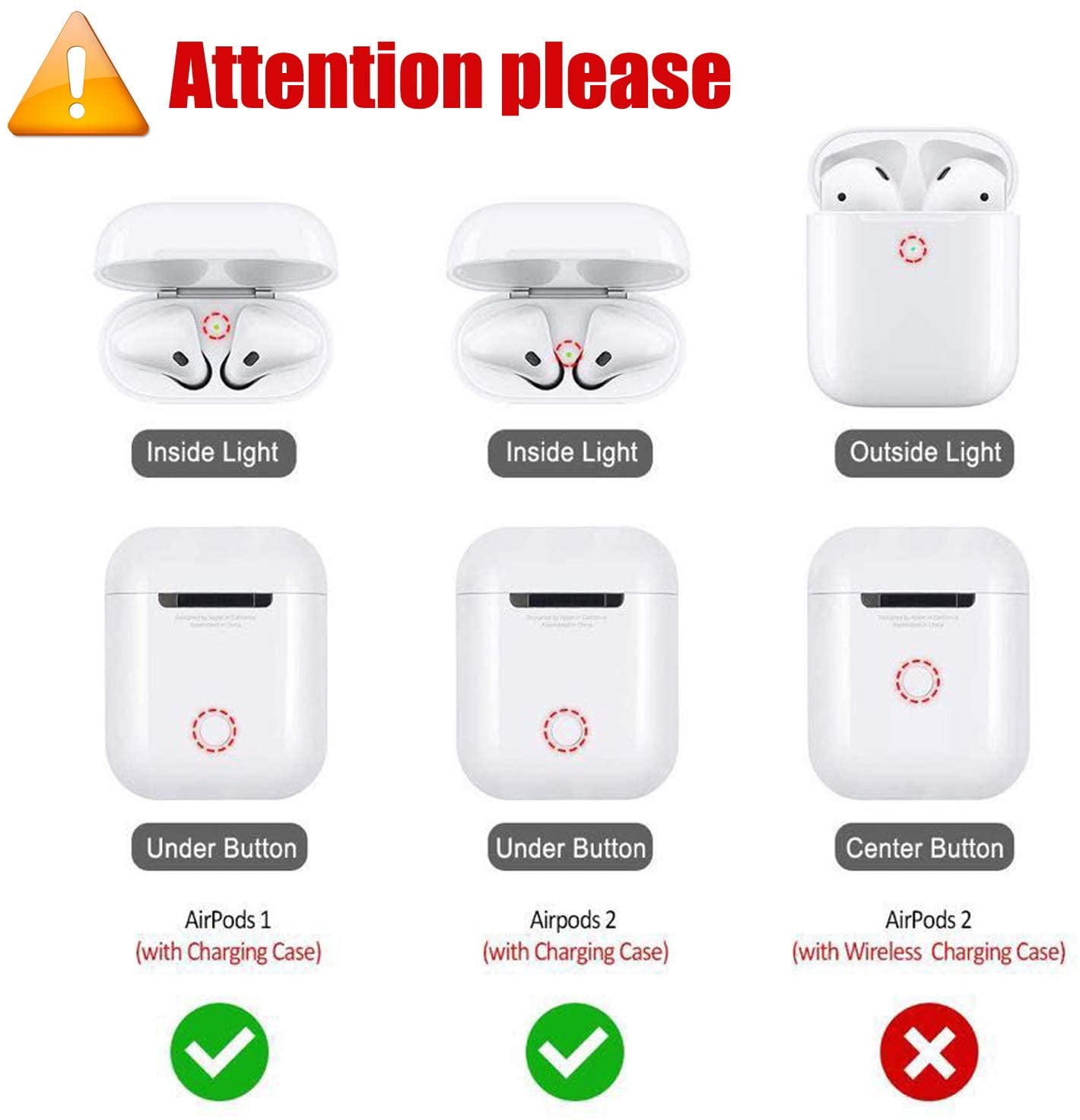Apple Airpods case 1\u0026 New Air Pods 