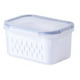 thumbnail image 1 of Contenedores Grandes para Almacenar Frutas y Verduras En El Refrigerador con Colador y Tapa - Organizadores Herméticos para Frutas y Verduras, Sin Bpa, Ahorran Espacio, 1 of 6