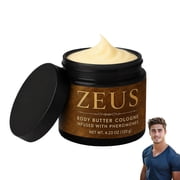 Zeus Men's Scented Body Butter – Moisturizing Body Cream For Men With Masculine Fragrance, Fast Absorbing & Non‑Greasy, Daily Skin Care For Hands, Arms & Body (1PC)
