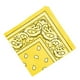 thumbnail image 5 of Pañuelo de algodón unisex con estampado de cachemira, estilo vaquero, para la cabeza, para el cuello, 55 x 55 cm Luz amarillo, 5 of 6