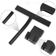 thumbnail image 2 of MesaSe Shower Squeegee Window Glass Wiper Scraper Cleaner Enhanced Handle with Silicone Blade & Holder Hook for Bathroom/Kitchen/Car Glass/Mirror/Door/Tile, 9-Inch (Black), 2 of 10