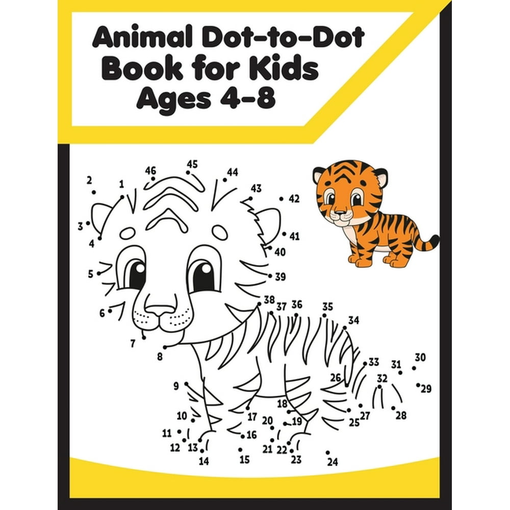 Animal DotToDot Books For Kids Ages 48 An awesome Challenging and