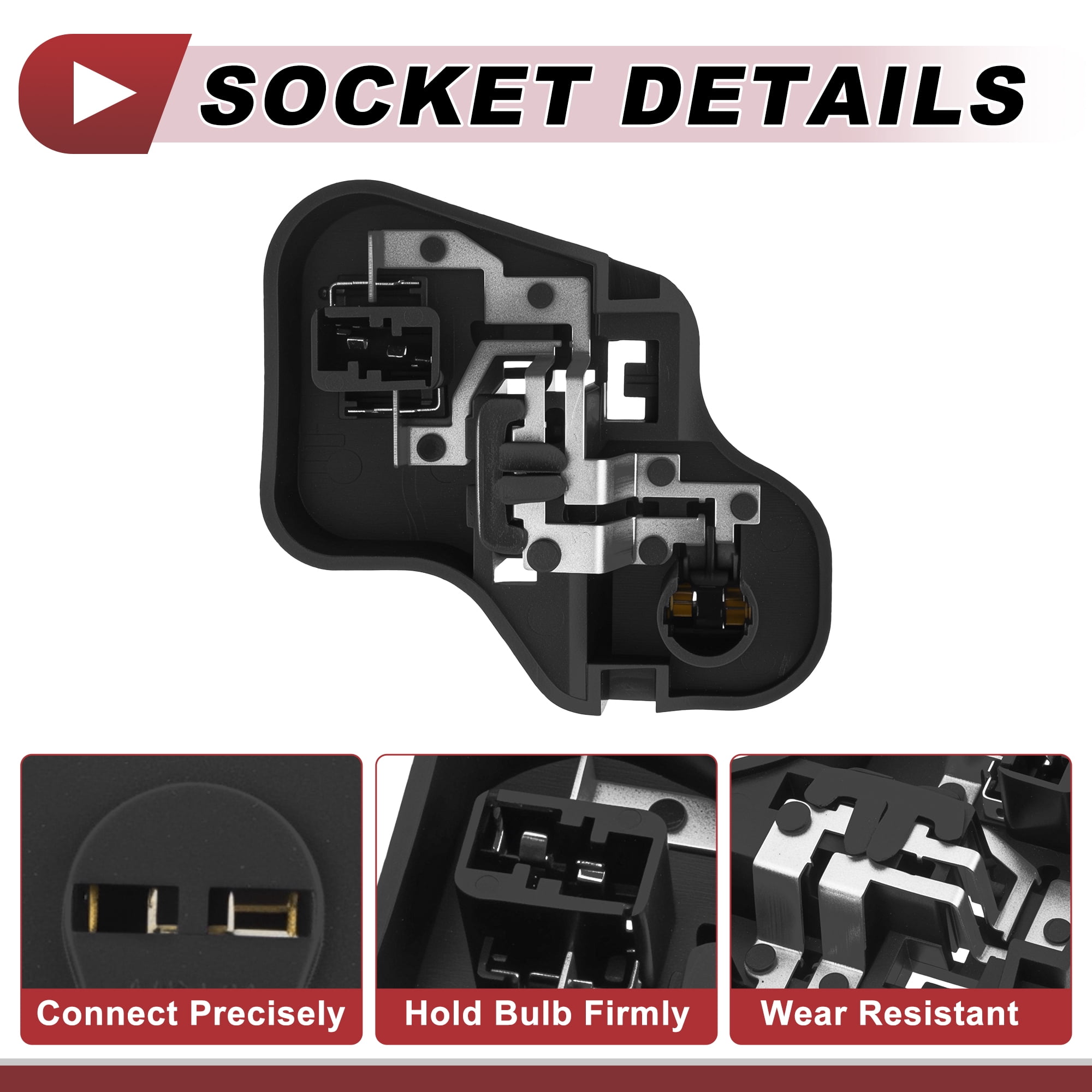 Unique Bargains Right Taillight Socket for Volkswagen Golf 6 (5K) 2009-2013