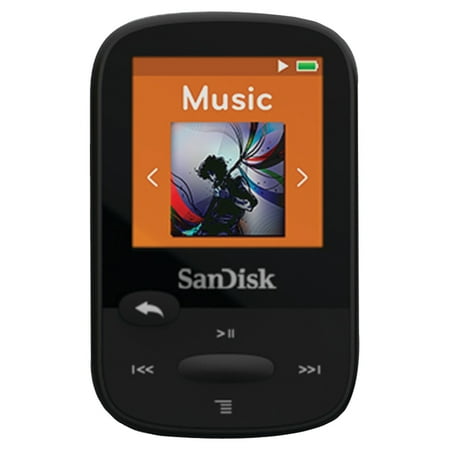 Sandisk Sdmx24-004g-a46k 4gb 1.44" Clip Sport Mp3 Players (black)