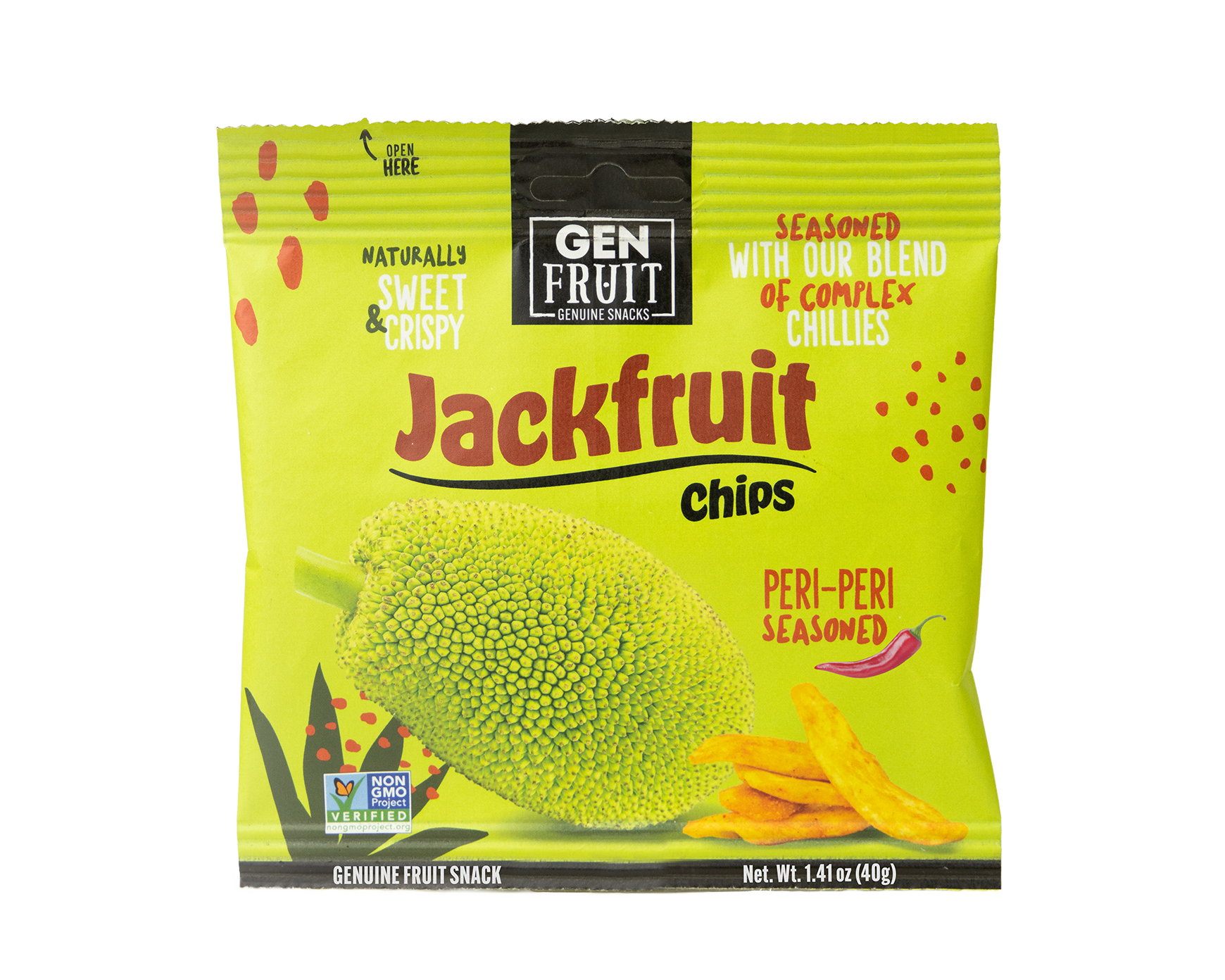 Jackfruit Chips Peri Peri Flavor 12/1.58oz