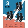 thumbnail image 4 of Calcetines deportivos de compresión TENYSAF para hombre y mujer, 3 pares, 4 of 6