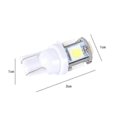 thumbnail image 4 of 10 PCS T10 3W 5500K SMD 5050 5 LED Car Clearance Lights Lamp, 4 of 5