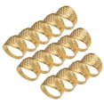 thumbnail image 2 of Sewing Thimbles,Ring Thimble Round Gold Finger Thimble Ring Thimble Optimized for Excellence, 2 of 8