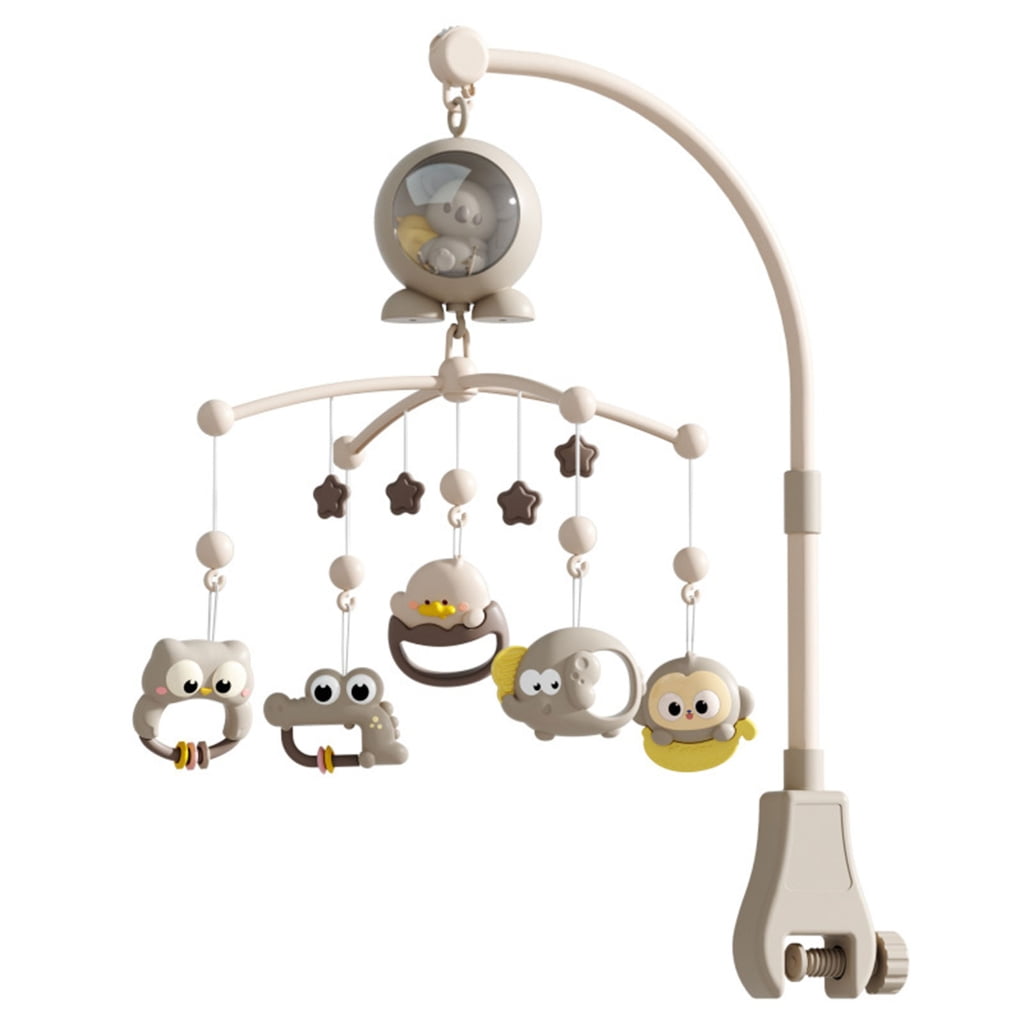 Zeiwohndc Infant Musical Toy With Rotating Animals Melodies Remote Crib Mobile
