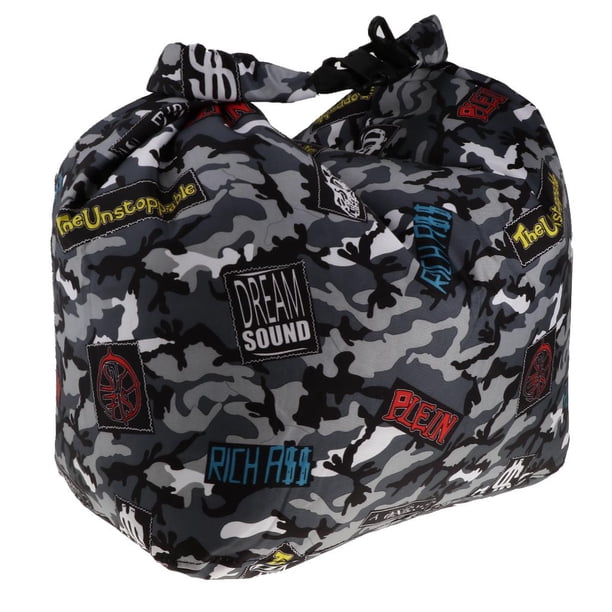 Bolsa multifuncional para aparejos de pescado, bolsa impermeable, bolsa seca, bolsa para kayak, canoa, rafting, canotaje, senderismo, deportes acuátic Gris s Baoblaze Bolsas de pescado a prueba de agua
