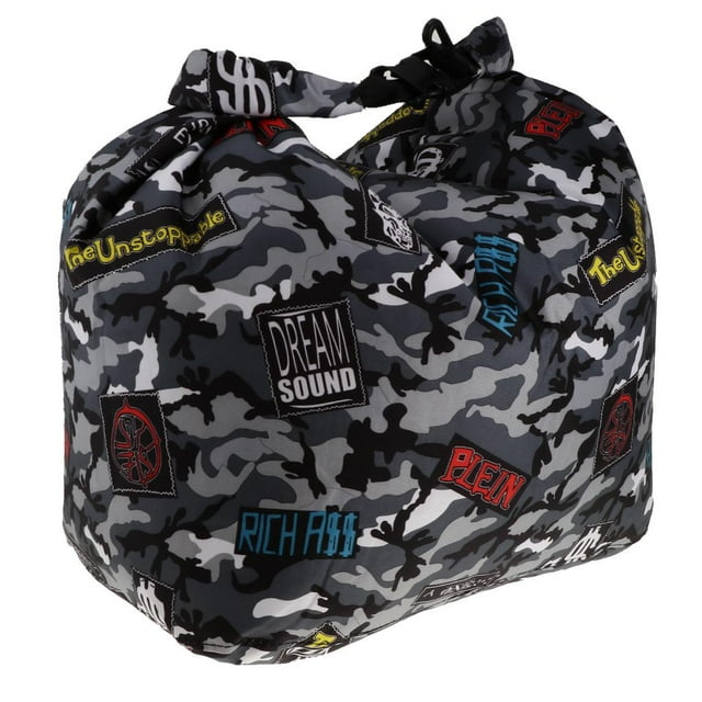 Bolsa multifuncional para aparejos de pescado, bolsa impermeable, bolsa seca, bolsa para kayak, canoa, rafting, canotaje, senderismo, deportes acuátic Gris s Baoblaze Bolsas de pescado a prueba de agua