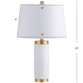 thumbnail image 5 of JONATHAN Y Adams 23" Marble LED Table Lamp, White/Brass, JYL5022A, 5 of 6