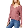 thumbnail image 1 of Project Social T T-Shirt Basique Texturé Raine pour Femmes, Rose, Grand, 1 of 1