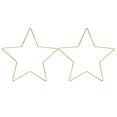 thumbnail image 1 of 2pcs Star Shaped Frame Iron Dream Catcher Ring Macrame Hoops DIY Craft Tool, 1 of 3