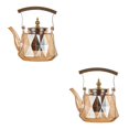 thumbnail image 1 of maskred 1100ml Glass Teapot Copper Handle Brewing Flowering Tea, 1 of 1