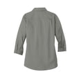 thumbnail image 6 of Port Authority Ladies 3/4 Sleeve SuperPro Twill Shirt-4XL (Monument Grey), 6 of 6