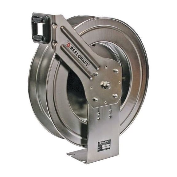 REELCRAFT LC607 OLS Reelcraft 3/8" x 70 ft. Spring Return Hose Reel, Max 300 psi