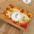 thumbnail image 3 of Linen Orange Watercolor Maple Leaf Fall Placemats Set of 4 Farmhouse Fall Autumn Thanksgiving Home Kitchen Dining Room Table Decorations for Home, 3 of 5