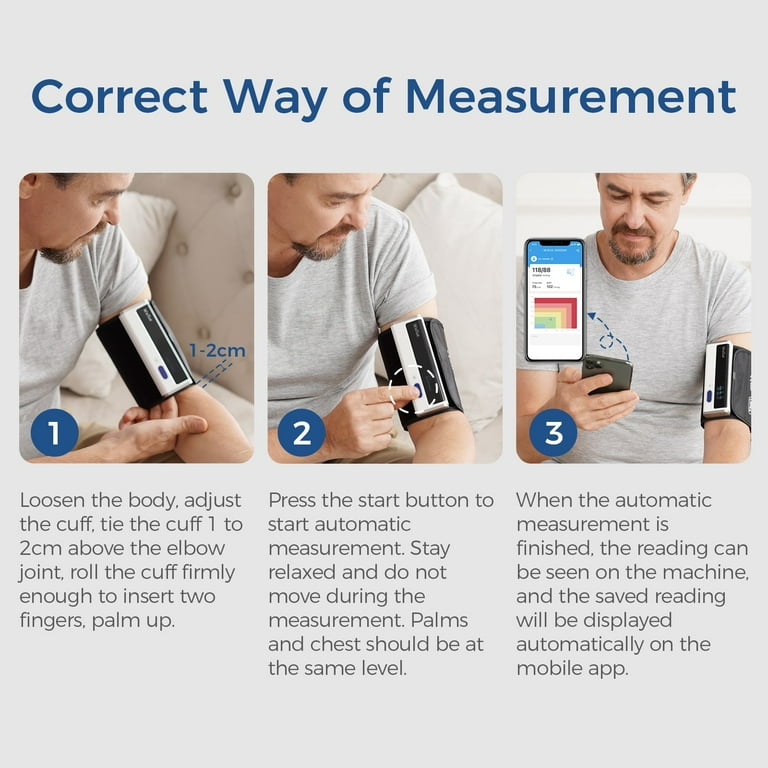 Checkme BP2A Bluetooth Wireless Upper Arm Blood Pressure Monitor 