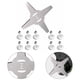 thumbnail image 3 of Metal Grass String Trimmer Head Replacement Saw Blades Lawn Mower Fittings, 3 of 9