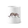 thumbnail image 1 of Cheetah Brown Animal Toothbrush Pen Holder Mug Cerac Stand Pencil Cup, 1 of 2