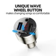 thumbnail image 4 of Adaptador de transmisor FM Bluetooth 5.3 iMyOnly QC3.0 totalmente metálico, 4 of 7