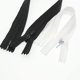 thumbnail image 4 of Cremallera de nailon invisible de 20 pulgadas para manualidades de costura a medida, 10 unidades/paquete (blanco y negro, 20 pulgadas), 4 of 5
