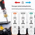 thumbnail image 6 of Ratcheting Screwdriver Set, 10-in-1 1/4" Hex-Shaft Magnetic-Screwdriver Quick-Load Screwdriver Bits/Sockets and Adapter Multi-bit Screw Driver Repair Tools, 6 of 9