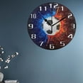 thumbnail image 3 of kurtrusly ABS Silent Movement Wall Clock With Creative For Home Decor Suitable For As Wall Clock In Various 7 10 inches, 3 of 6