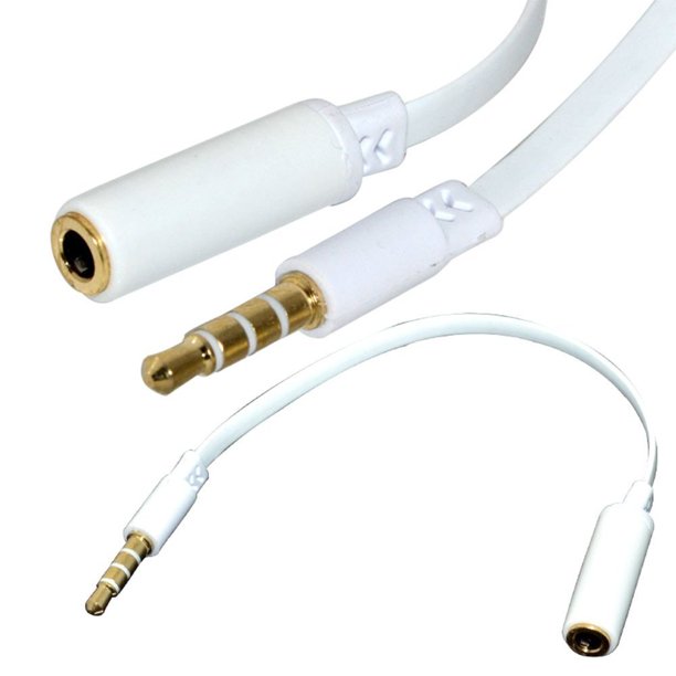 SuperWhole TRRS 3.5mm 1_8 Headphone Converter Adapter for iPhone Apple