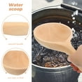 WSTEER Bathing Ladle Versatile Kitchen Multipurpose Wooden Water Scoop