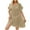 Khaki, variant on EQWLJWE Womens Swimsuit Cover Ups Dress,Bikini Beach Swimwear Cover Up A-line Short Sleeve See Through Dress for Vacation Gift Khaki Free Size