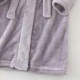 thumbnail image 4 of zuwimk Kids Bathrobe, Toddler Hooded Soft Towel Robe for Girls Boys Terry Cloth Robes Sleepwear(Grey,9-10 Years), 4 of 6