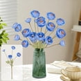 thumbnail image 2 of Faux Ranunculus Flower Bouquet, 4-Head Artificial Floral Decoration, 22.8 Inch Silk Style Room Ornament, Wedding Venue Interior Decor, Resilient Flora, 2 of 6