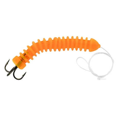 Mudville Catmaster Dip Worm Orange 2PK Soft Baits